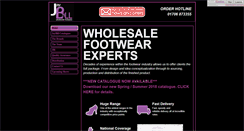 Desktop Screenshot of jaybillwholesalefootwear.co.uk